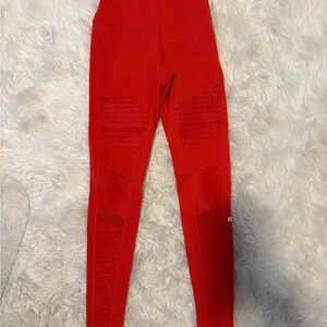 ALO Yoga Vibrant Red Leggings - SOLD